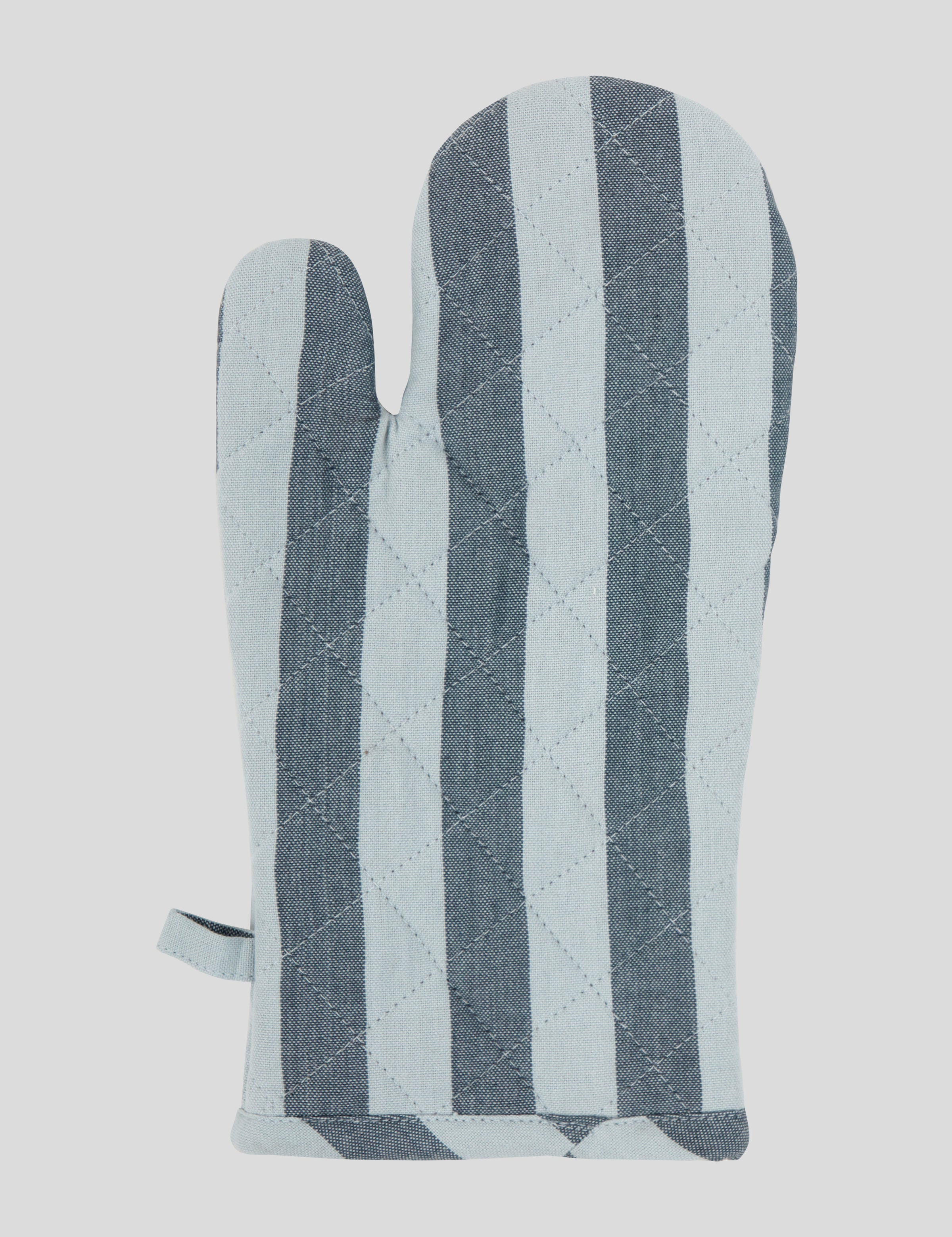 Surf Shack Single Oven Glove | Blue Stripe-1