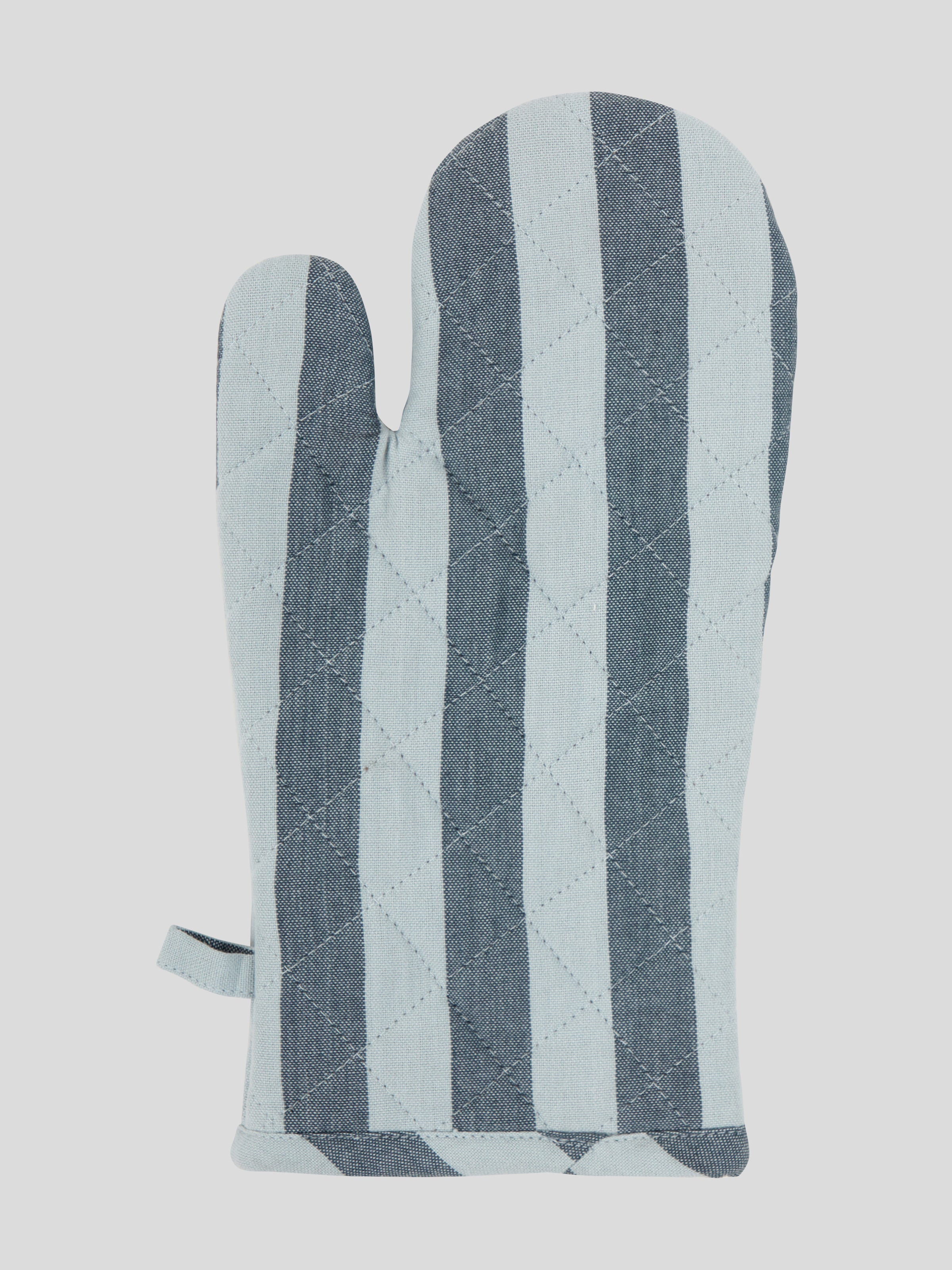 Surf Shack Single Oven Glove | Blue Stripe-1