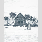 Surf Shack Tea Towel Set of 3 | Blue Stripe-5