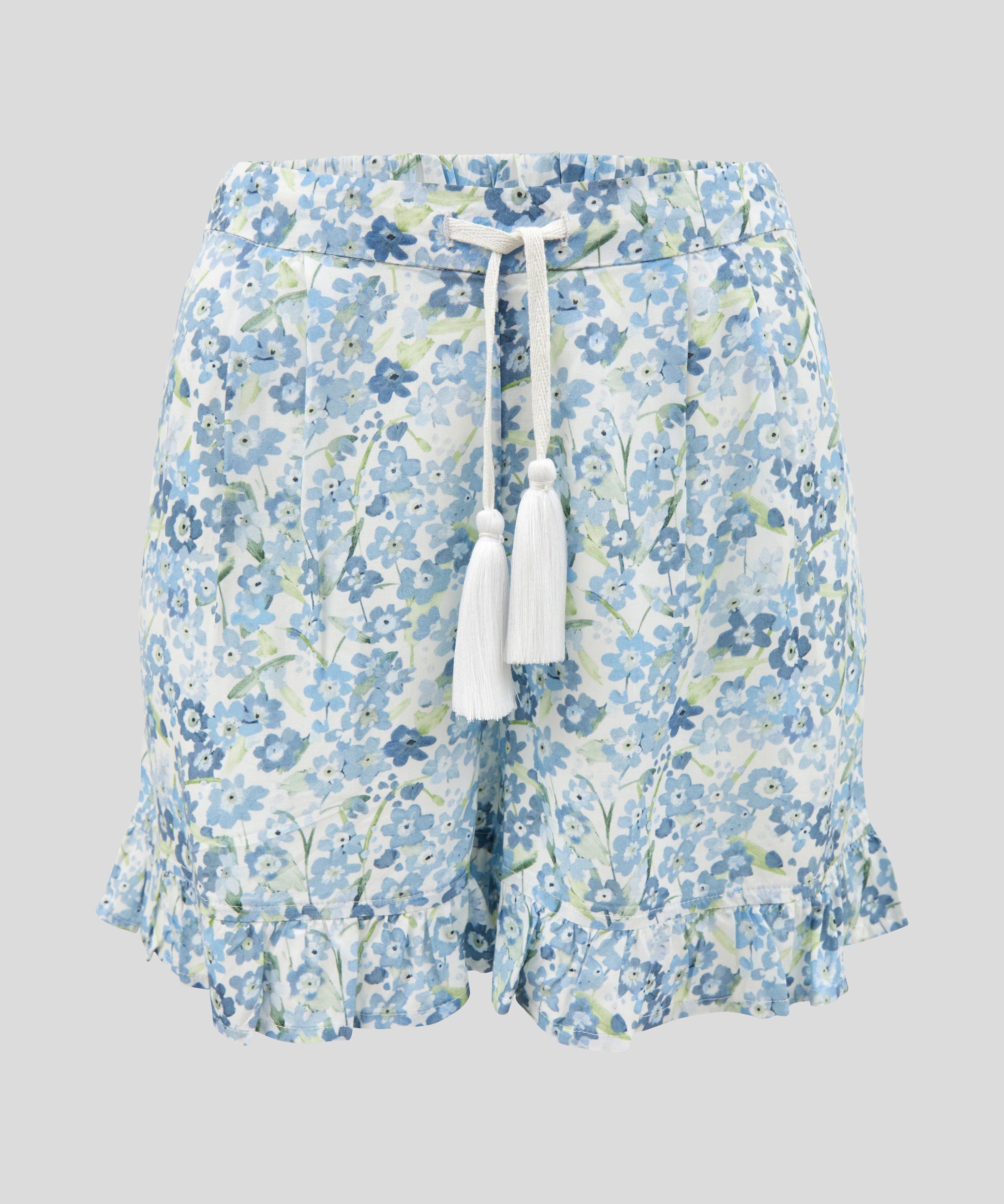 Sylvie Sleep Shorts | Blue Floral-2