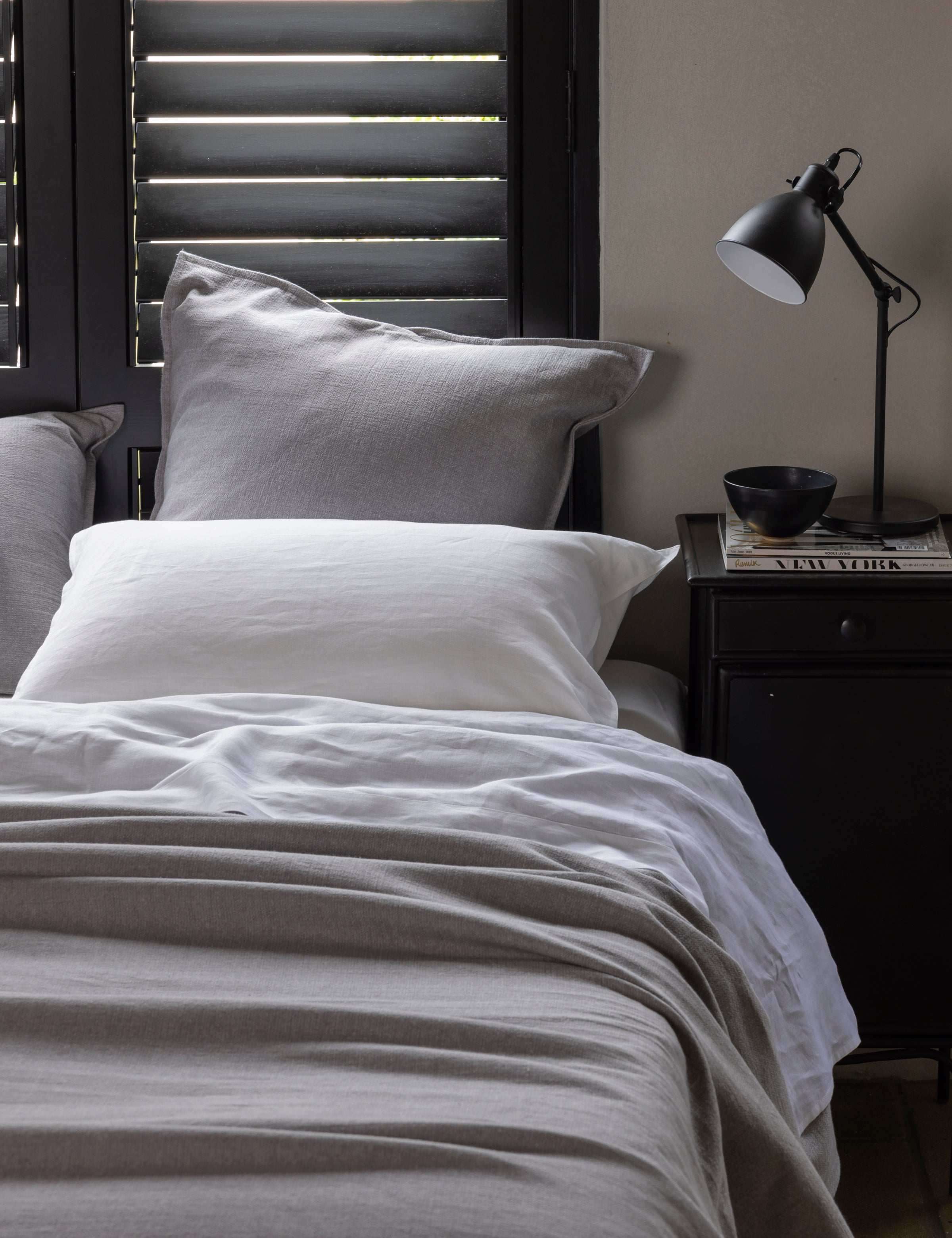 Tennyson European Pillowcase | Grey-2