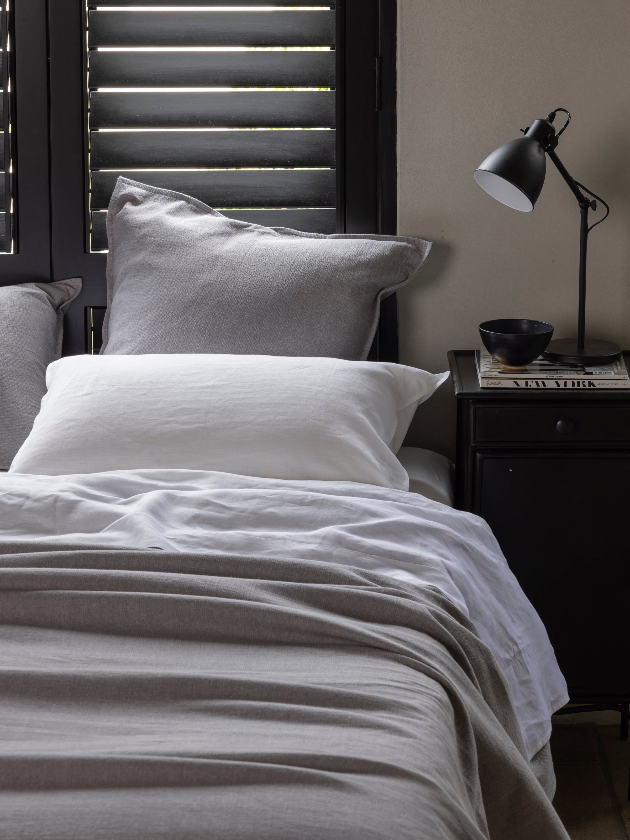 Tennyson European Pillowcase | Grey-2