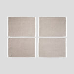 Terrace Linen Placemat Set of 4 | Natural White-1