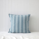 Tidal European Pillowcase | Blue Stripe-1