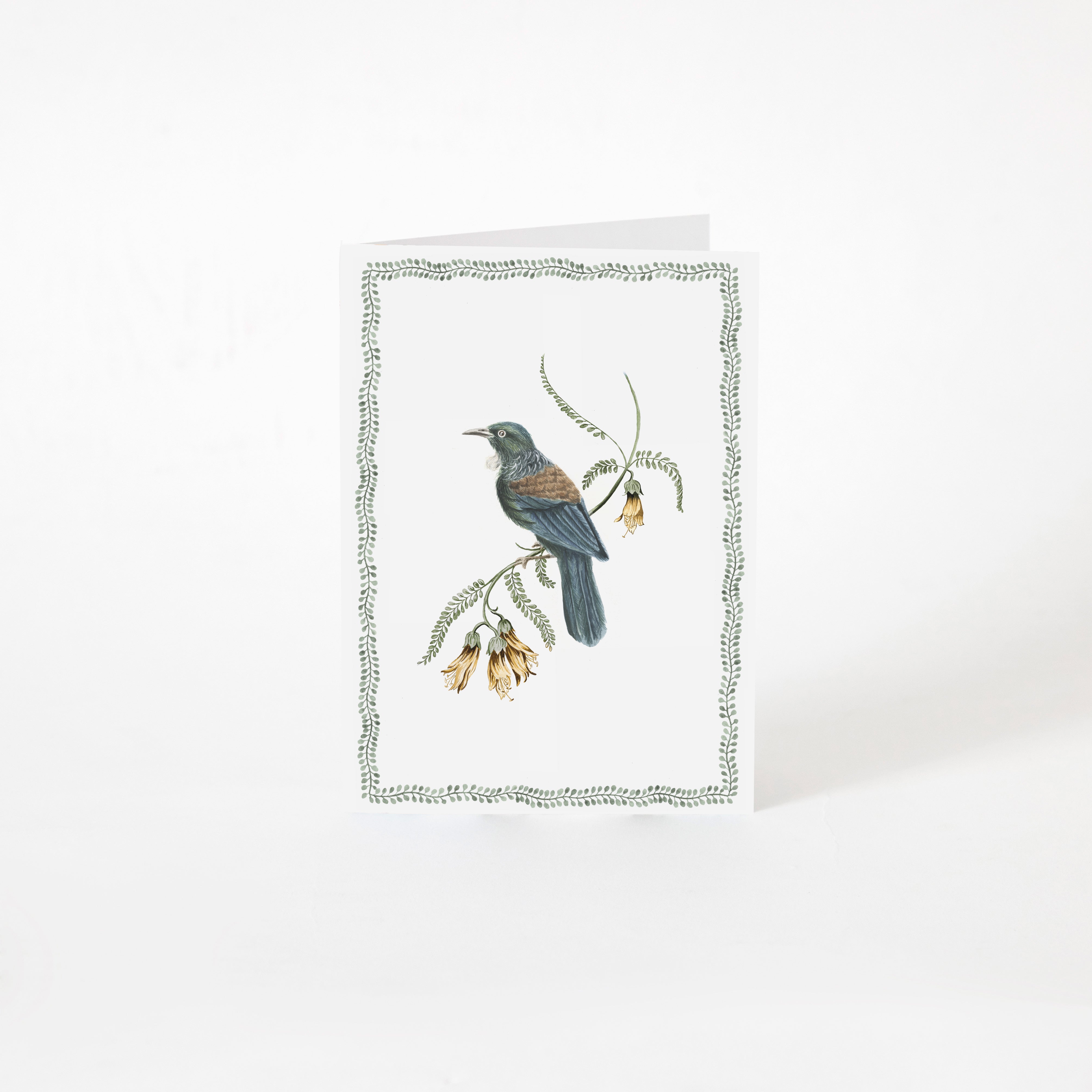 Tui Songbird Greeting Card | Blue-1