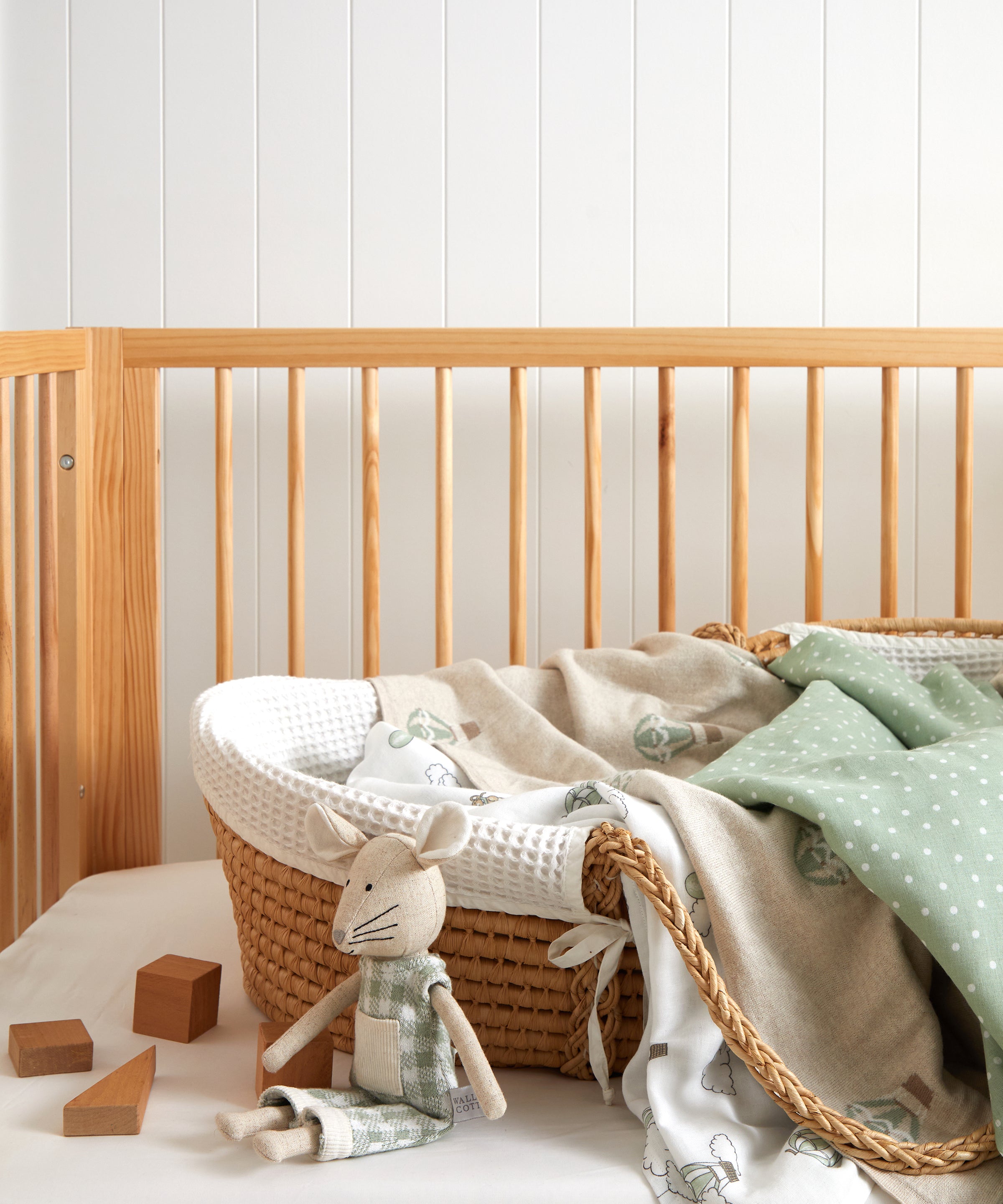 Up & Away Balloon Muslin Baby Wrap | Multi-3