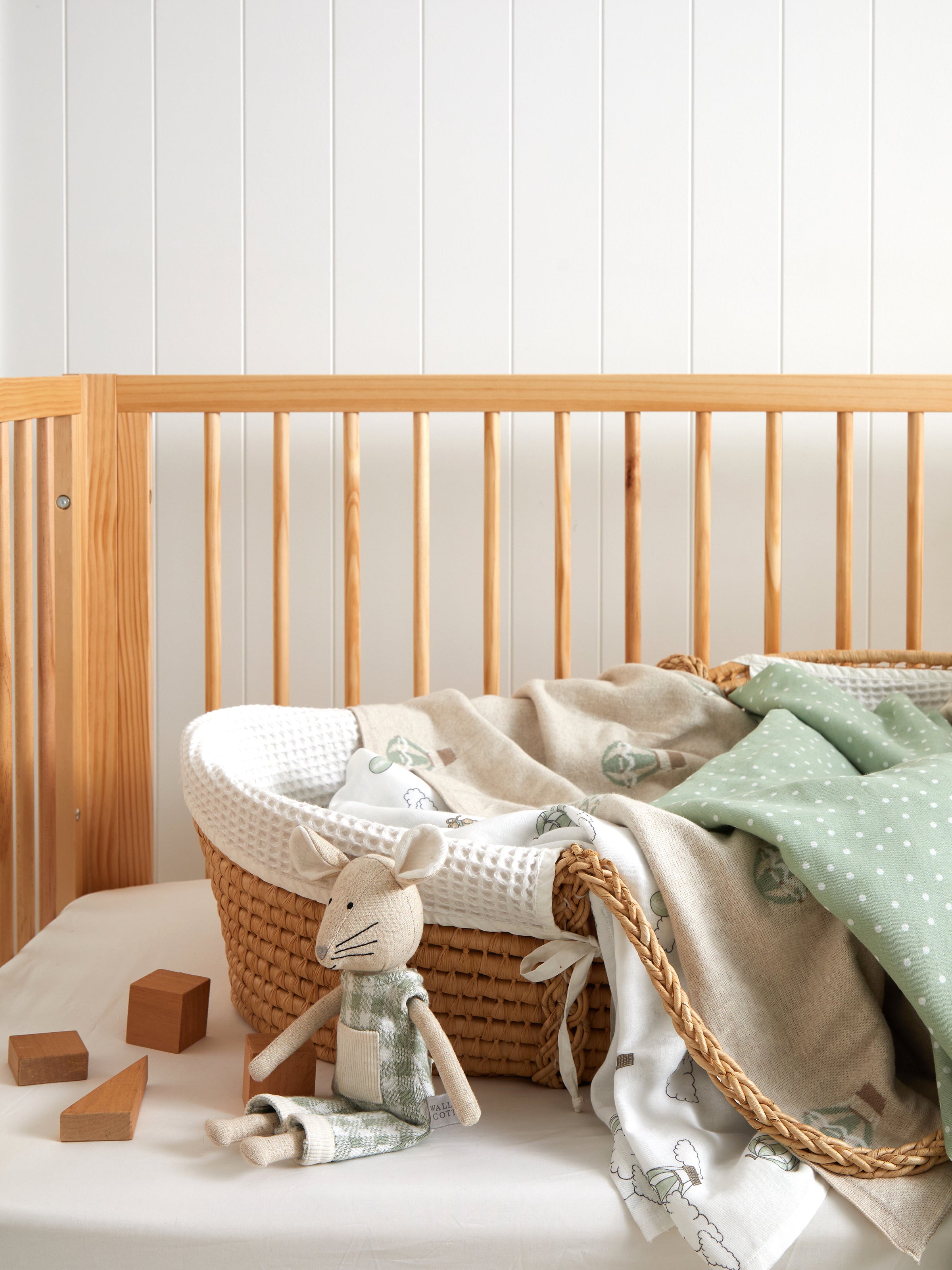 Up & Away Balloon Muslin Baby Wrap | Multi-3
