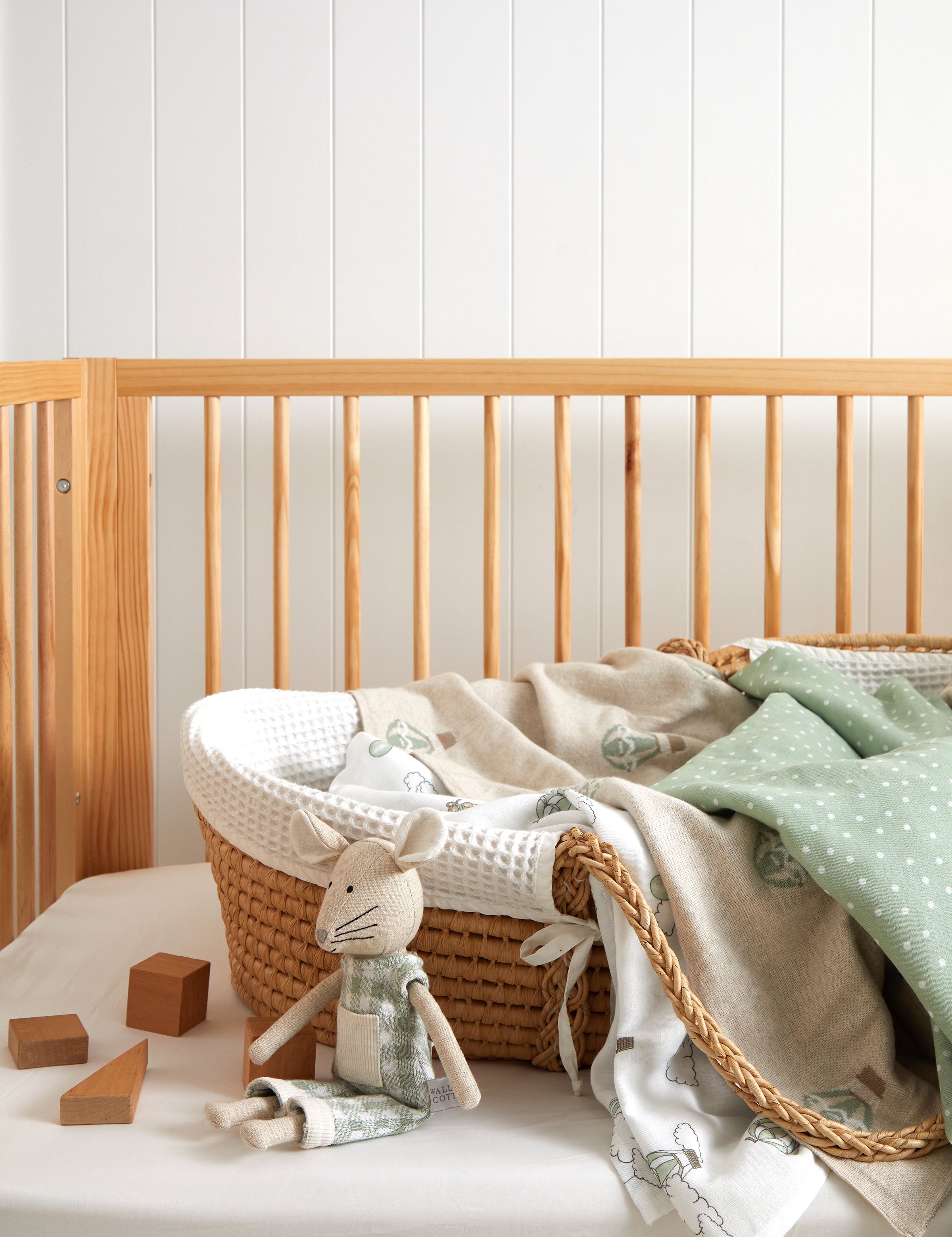 Up & Away Cot Blanket | Multi-3