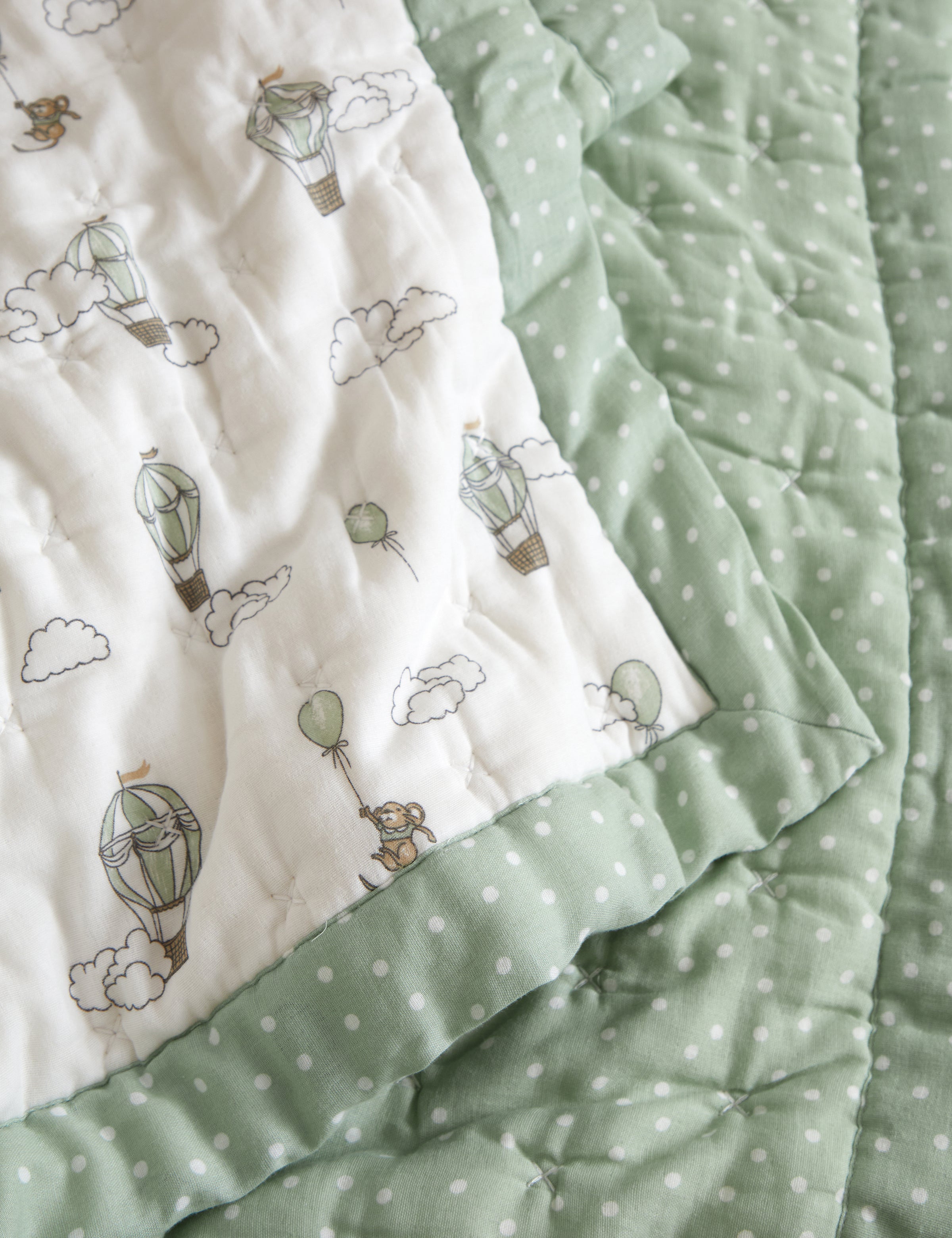 Up & Away Cot Quilt | Multi-2