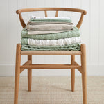Up & Away Spot Muslin Baby Wrap | Green Spot-4