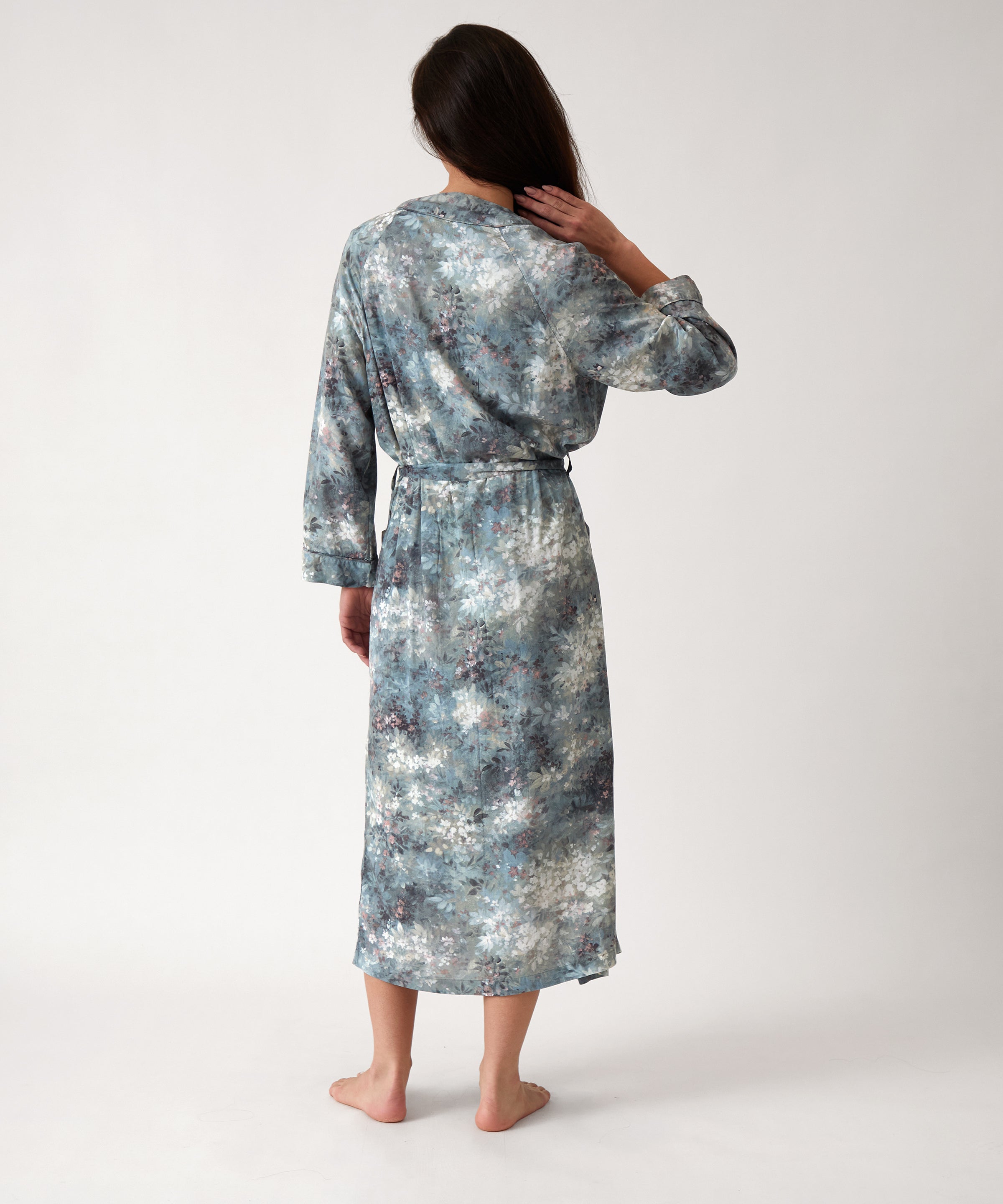 Valentina Full Length Robe | Floral-4