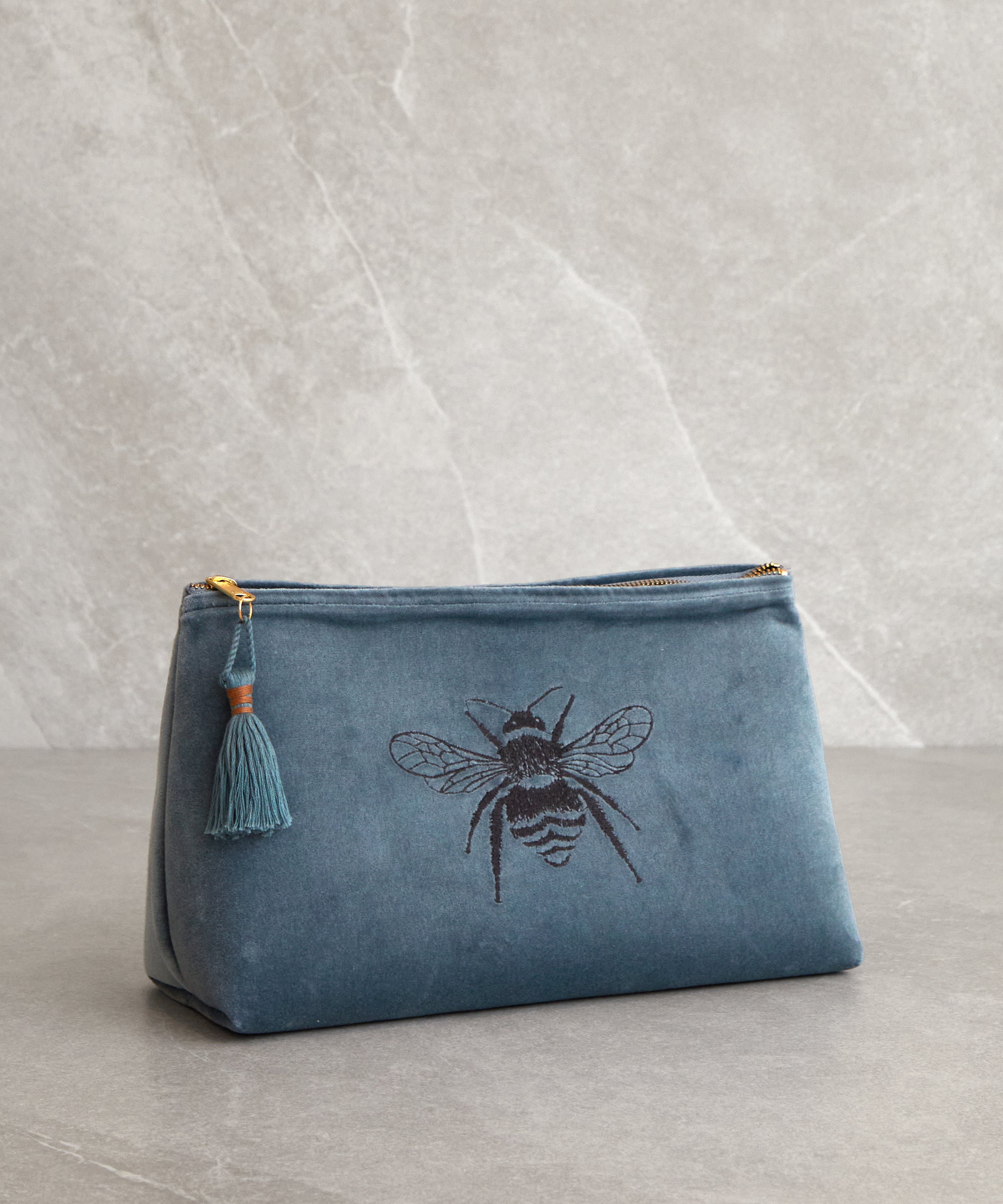 Velvet Bee Large Bath Bag | Haze-1