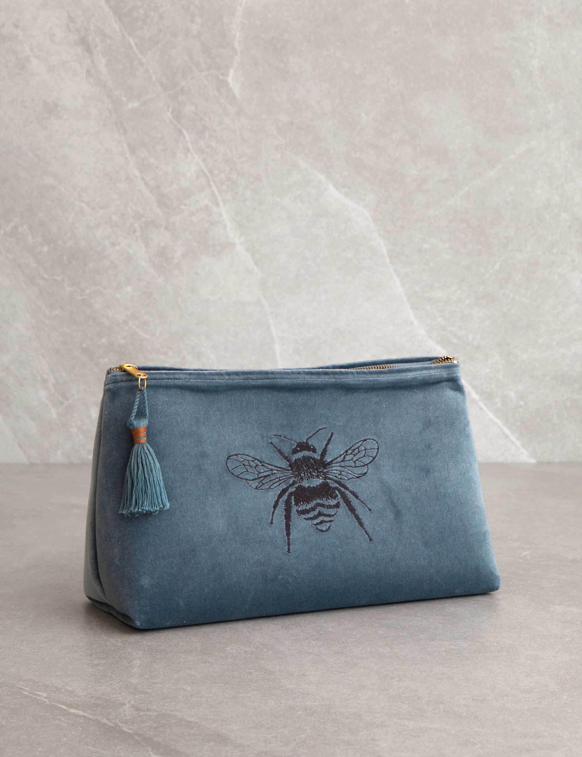 Velvet Bee Large Bath Bag | Haze-1