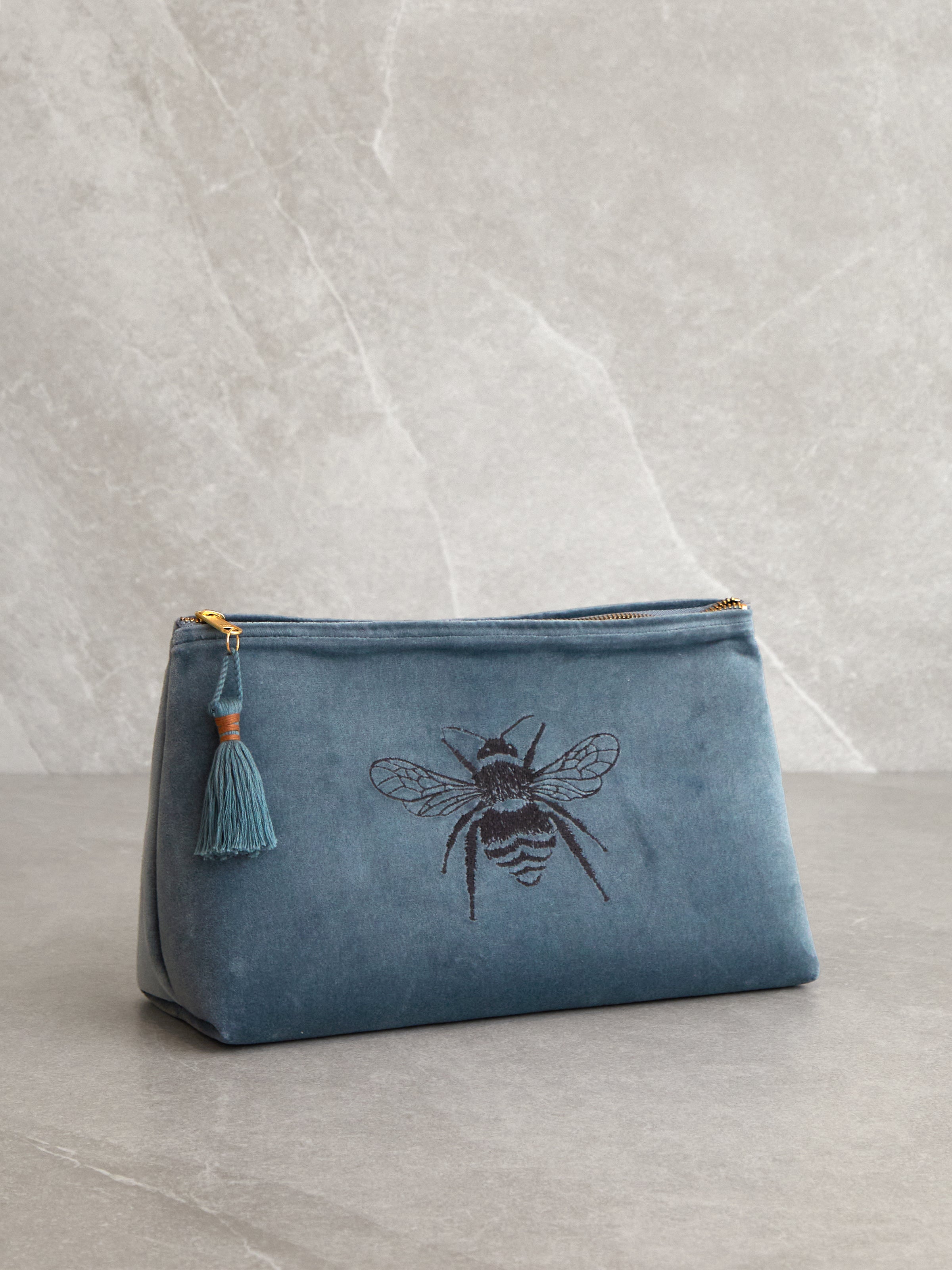 Velvet Bee Large Bath Bag | Haze-1