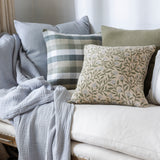 Vista Square Cushion Cover | Blue-2