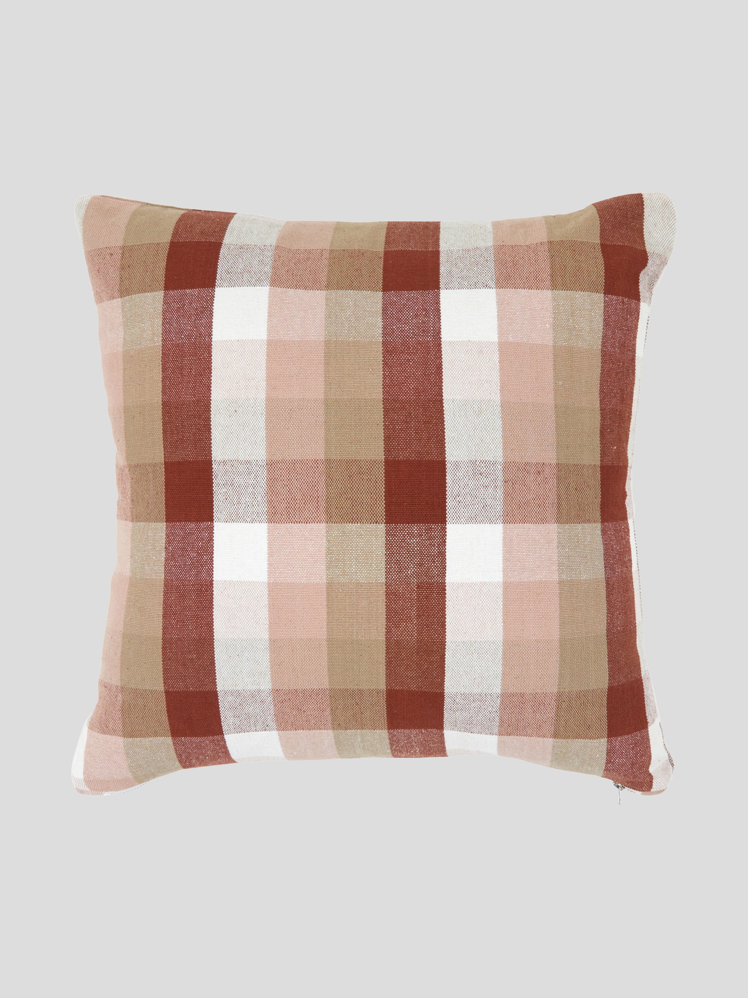 Vista Square Cushion Cover | Rust-1