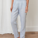 Voyager Linen Pants | Sky Blue Chambray-1