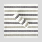WC Stripe Washcloth Set of 2 | Natural Charcoal-1