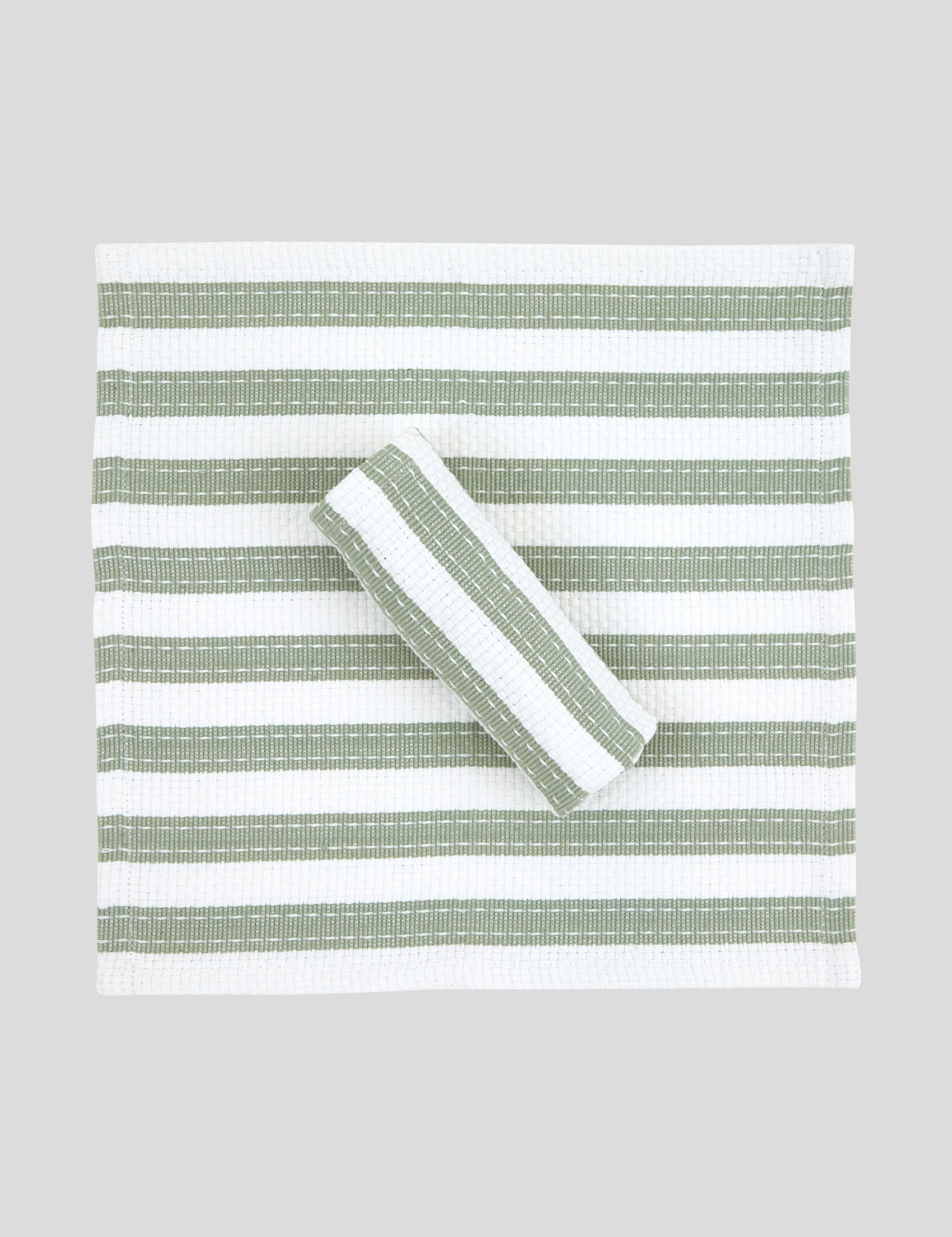 WC Stripe Washcloth Set of 2 | Willow-1