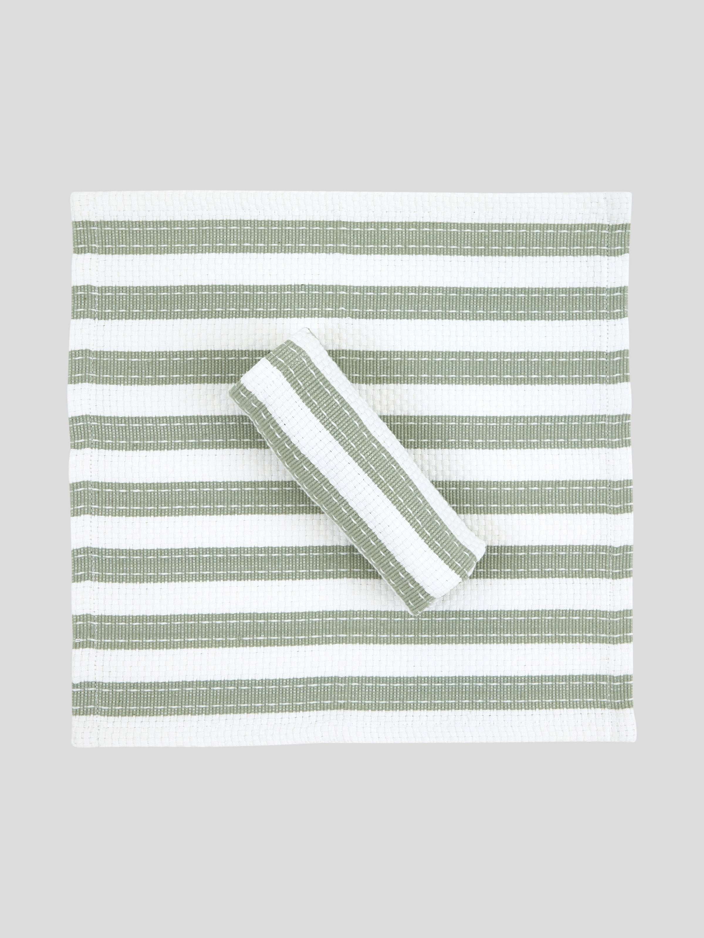 WC Stripe Washcloth Set of 2 | Willow-1