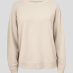 Weekend Cotton Knit Lounge Jumper | Oat-2