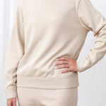 Weekend Cotton Knit Lounge Jumper | Oat-3