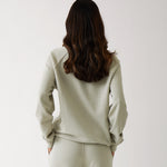 Weekend Cotton Knit Lounge Jumper | Sage-4