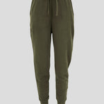 Weekend Cotton Knit Lounge Pants | Olive-2