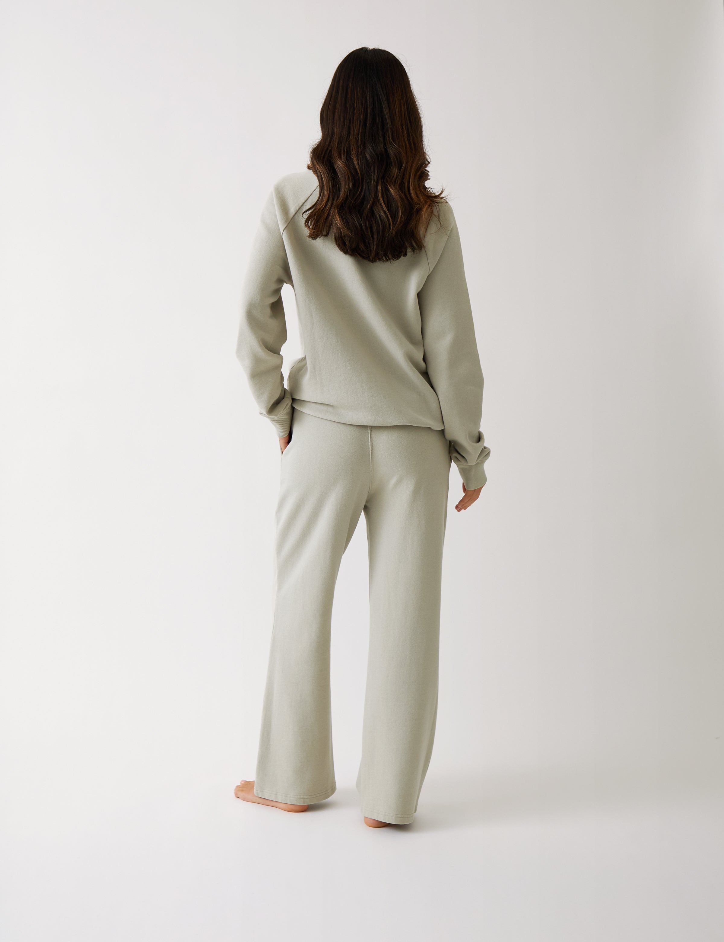 Weekend Cotton Knit Lounge Pants | Sage-4