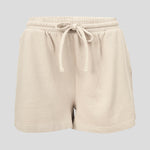 Weekend Cotton Knit Lounge Shorts | Oat-2
