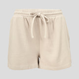 Weekend Cotton Knit Lounge Shorts | Oat-2