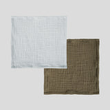 Whipser Muslin Washcloth Set of 2 | Multi-1