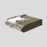 Whisper Muslin Reversible Blanket | Olive-1