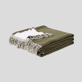 Whisper Muslin Reversible Blanket | Olive-1