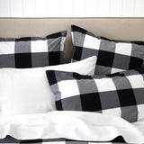 Piha Duvet Cover Set | Black/White-2