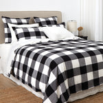 Piha Duvet Cover Set | Black/White-3