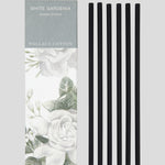 White Gardenia Aroma Sticks Set of 6 | White-3