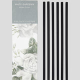 White Gardenia Aroma Sticks Set of 6 | White-3