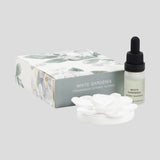 White Gardenia Ceramic Flower & Dripper Bottle 10ml | White-3