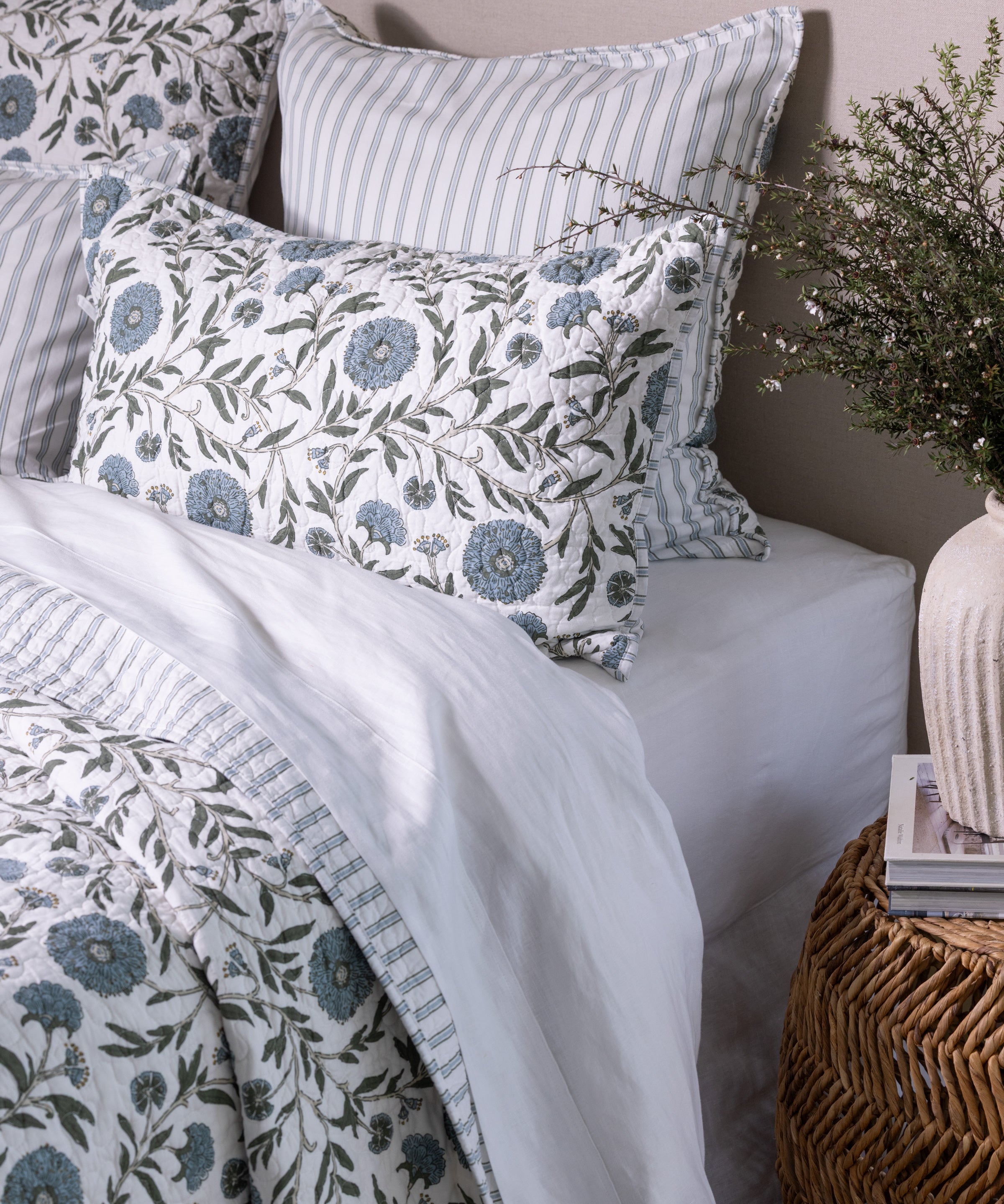 Willa European Pillowcase | Floral-2