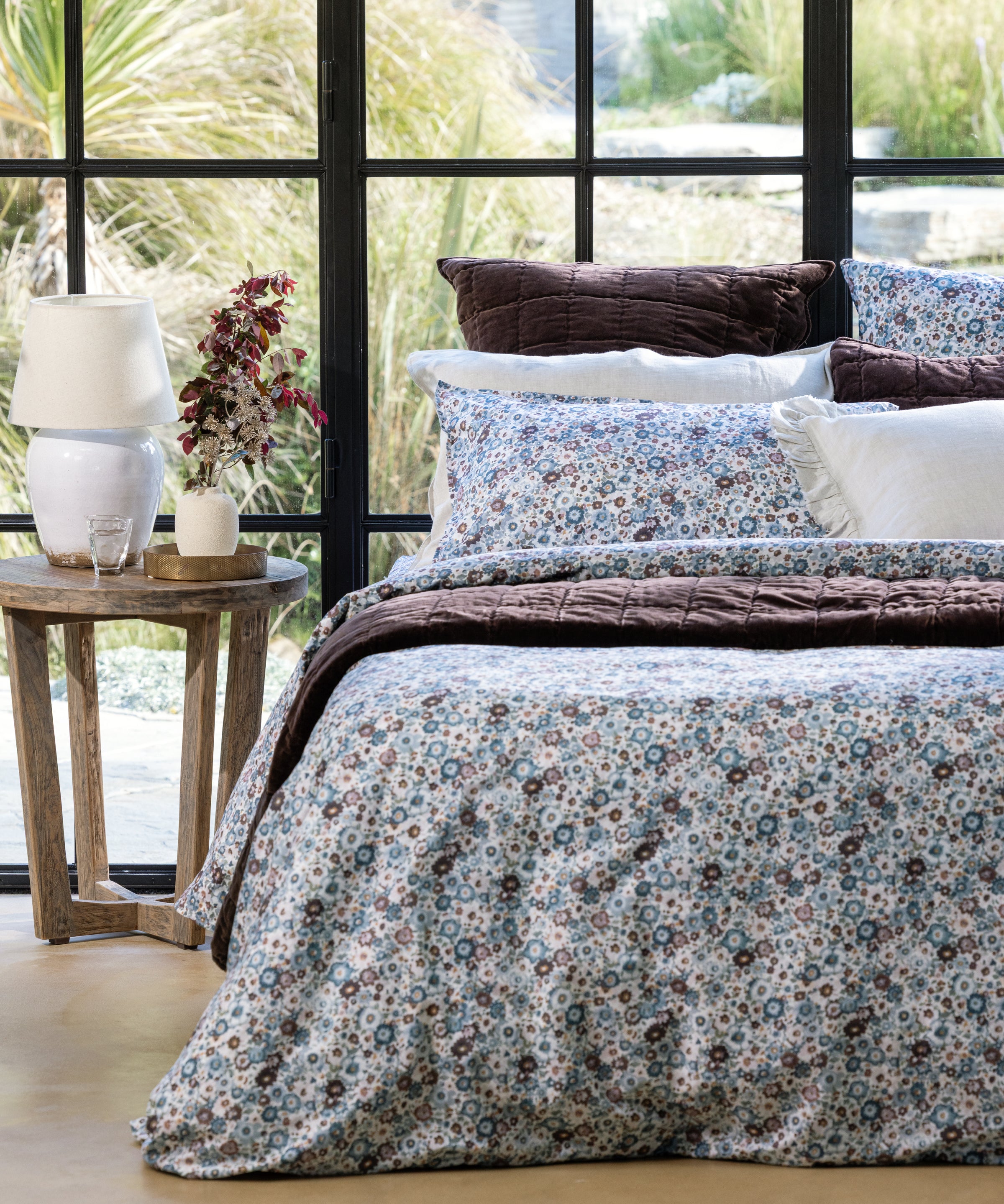 Zinnia Duvet Cover Set | Floral-5