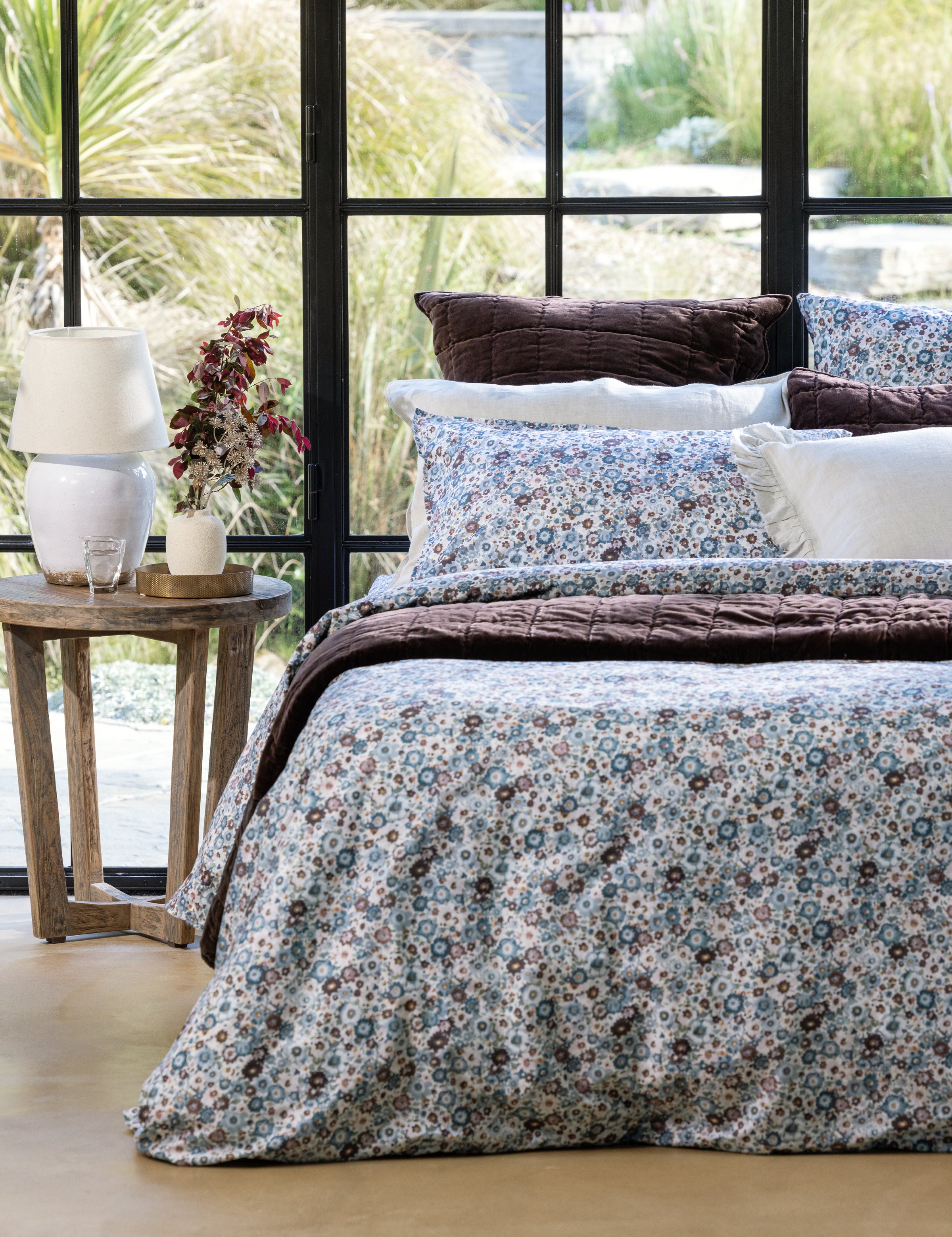 Zinnia Duvet Cover Set | Floral-5