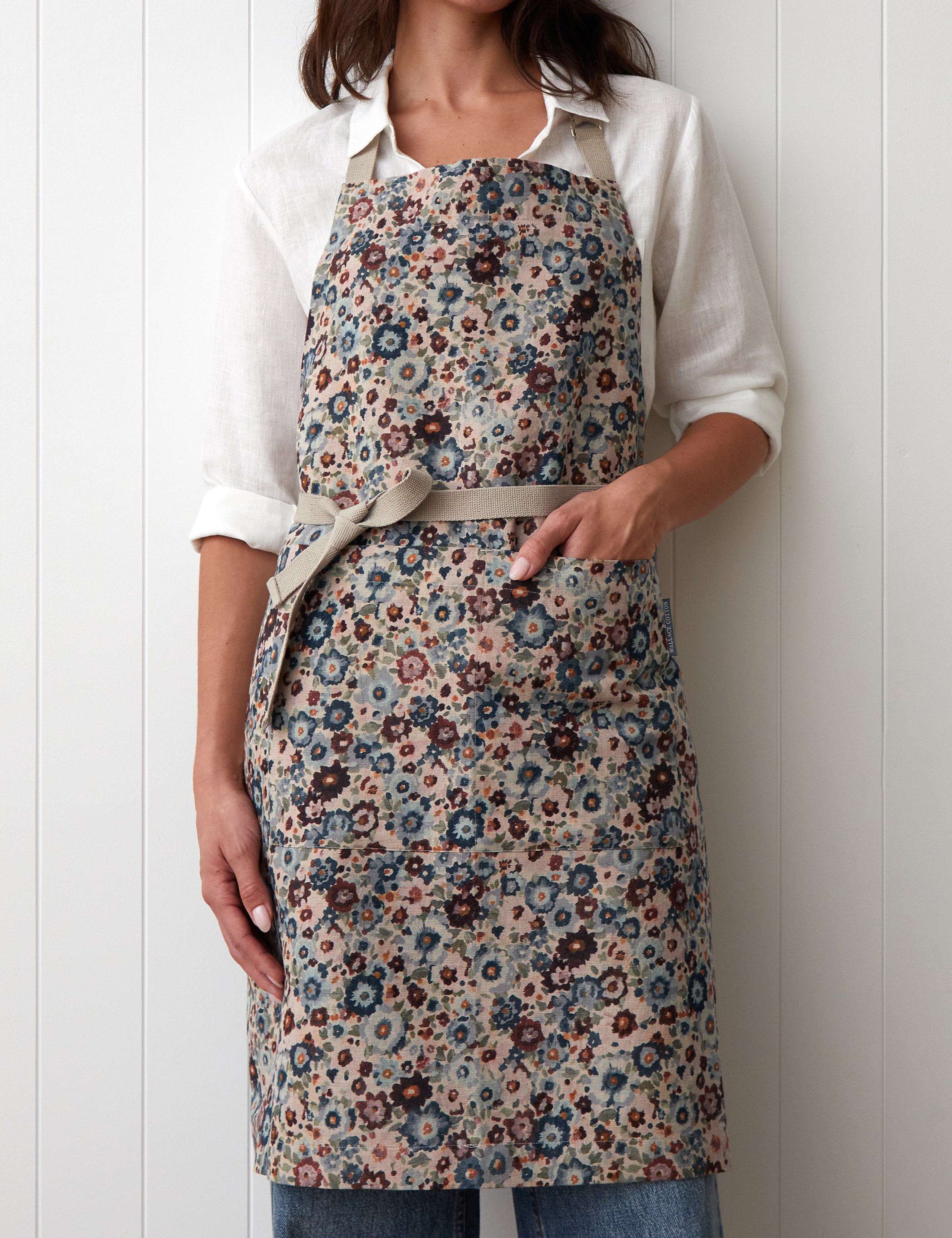 Zinnia Everyday Apron | Floral-1