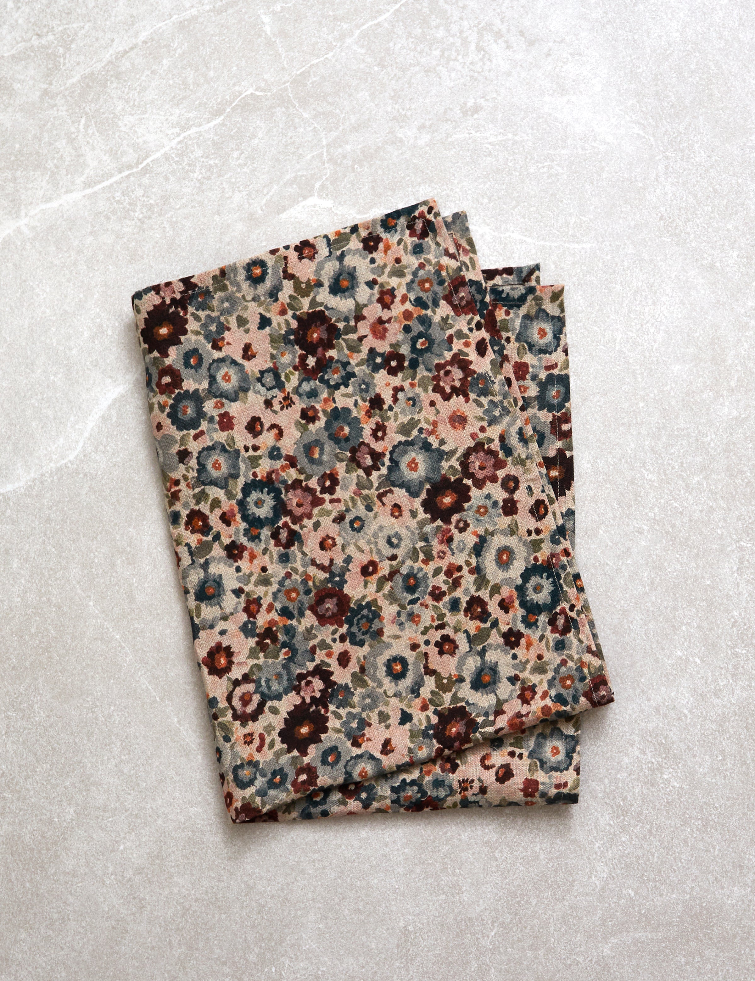 Zinnia Linen Tea Towel | Floral-1