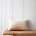 Zinnia Rectangle Cushion Cover | Blue Floral-3