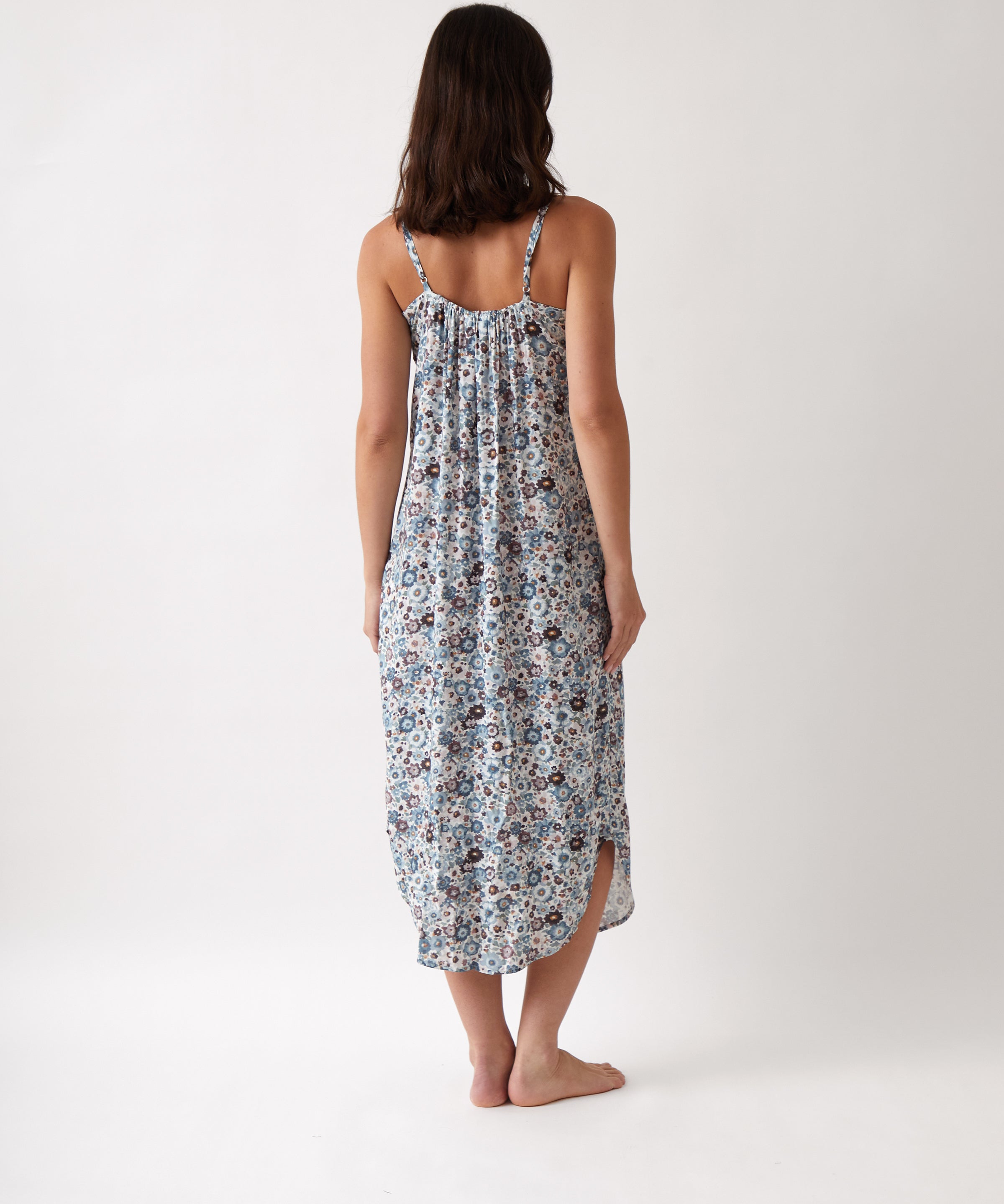 Zoe Full Length Nightie | Floral-3