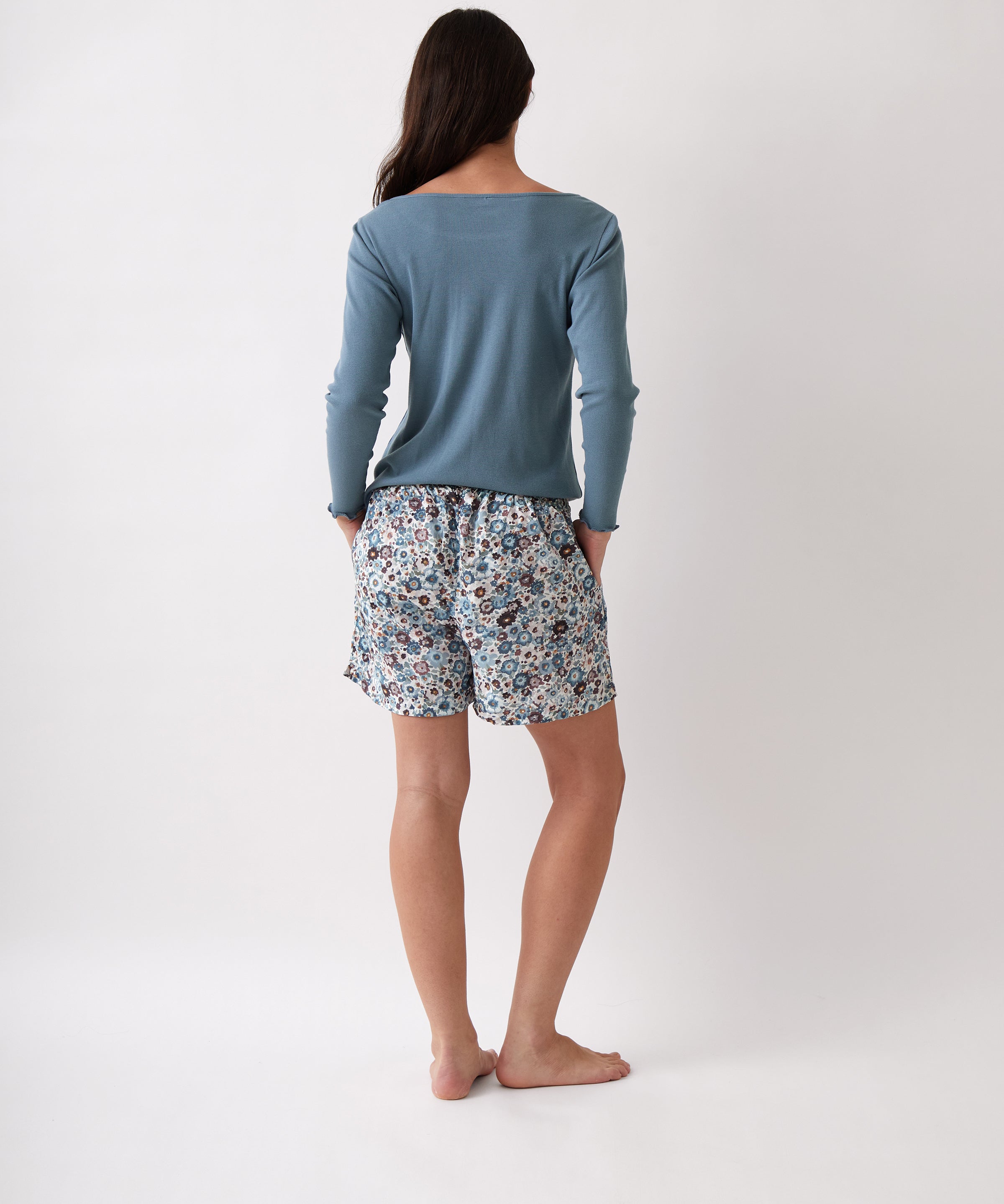 Zoe Sleep Shorts | Floral-3