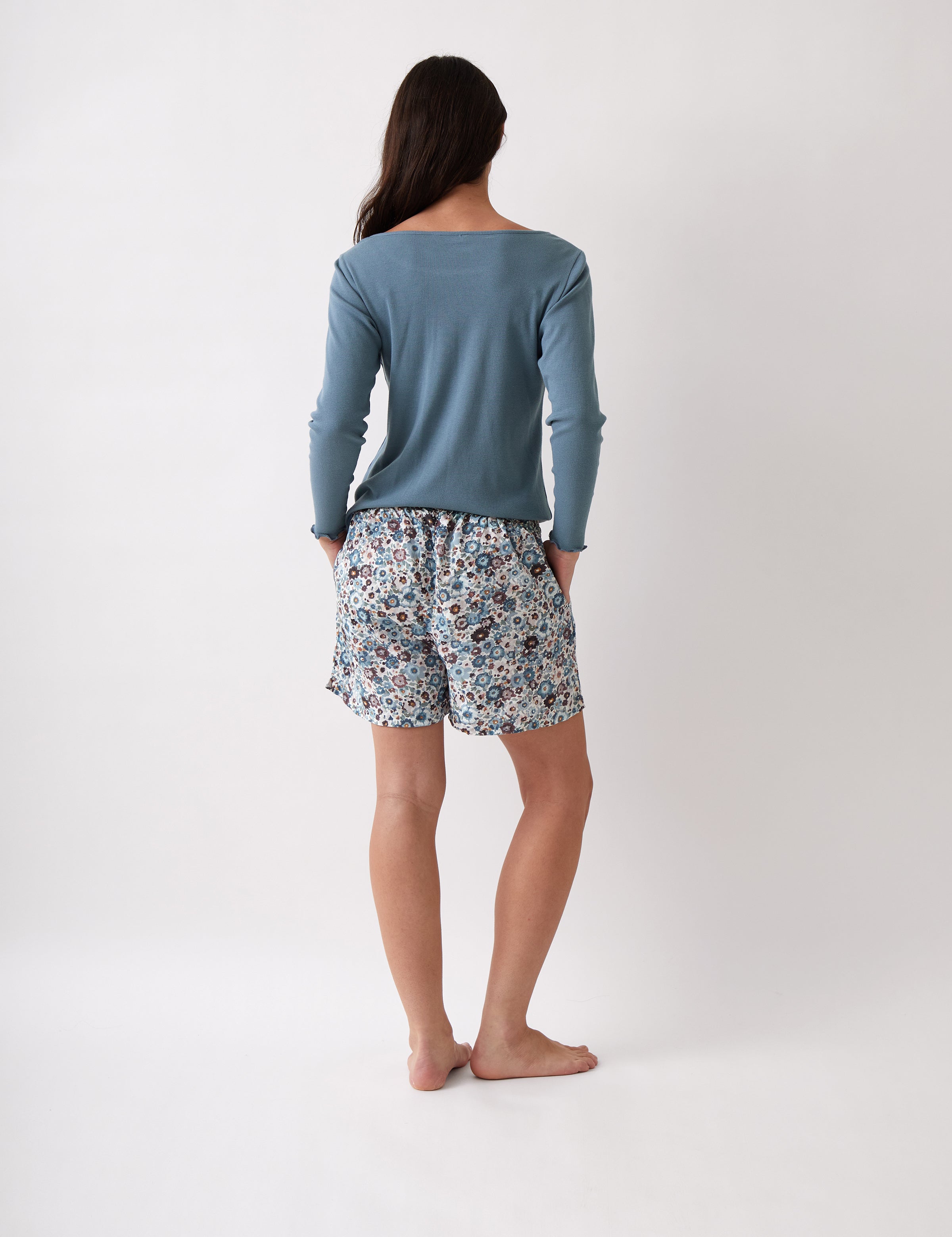 Zoe Sleep Shorts | Floral-3