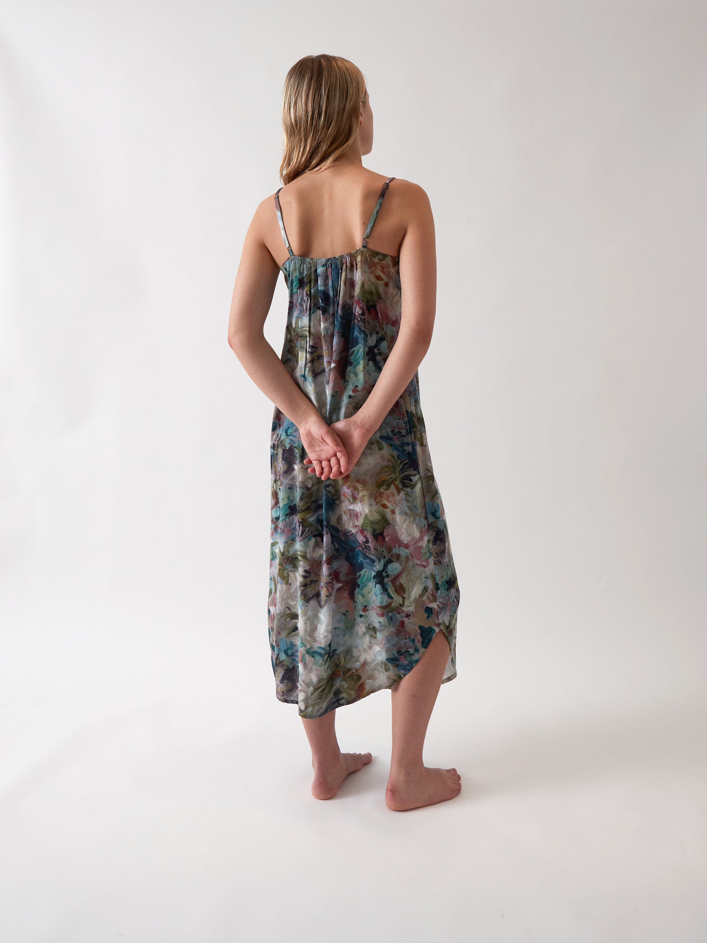 Florence Full Length Nightie | Floral4
