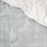 Cardrona Reversible Flannel Duvet Set | Blue White Check4